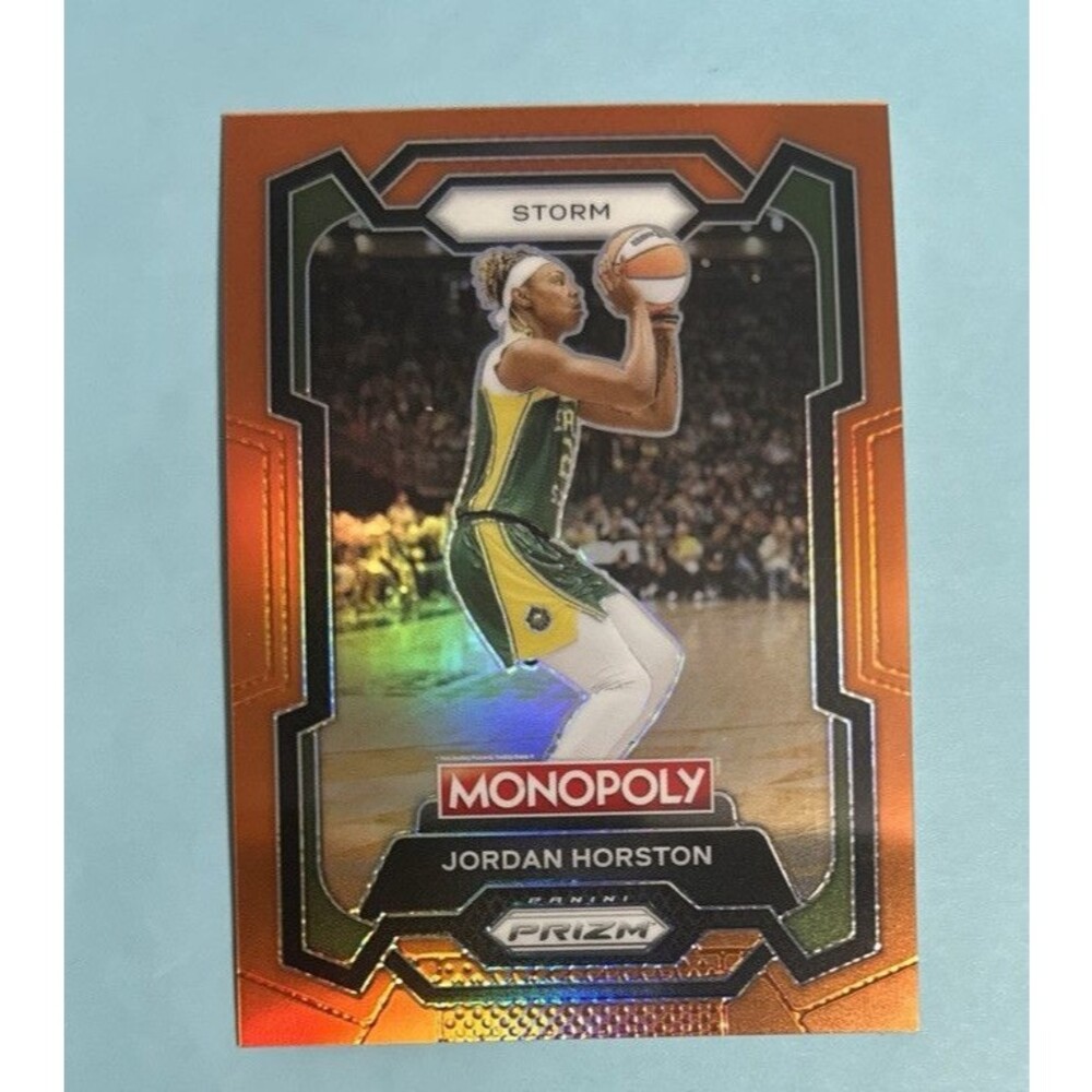 Seattle Storm ,Jordan Horston 2024 WNBA Prizm Monopoly ORANGE Prizm /124  SP#64
